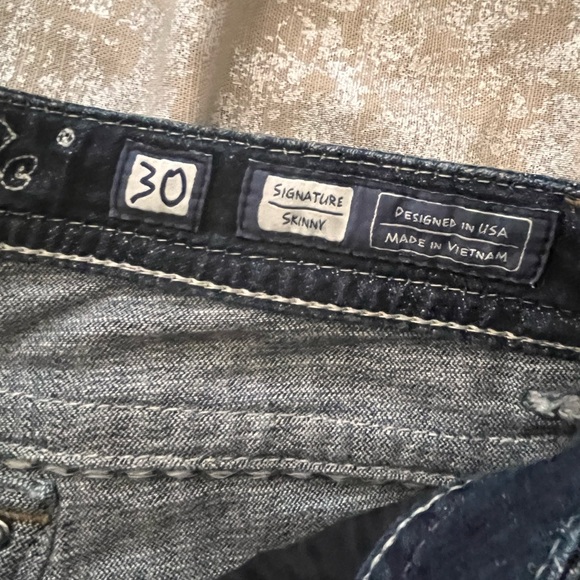 MISS ME SIGNATURE SKINNY WOMENS JEANS Sz 30 - Picture 13 of 15